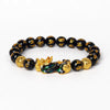 Gold Pixiu Mantra Bracelet – Color Changing Temperature Beads